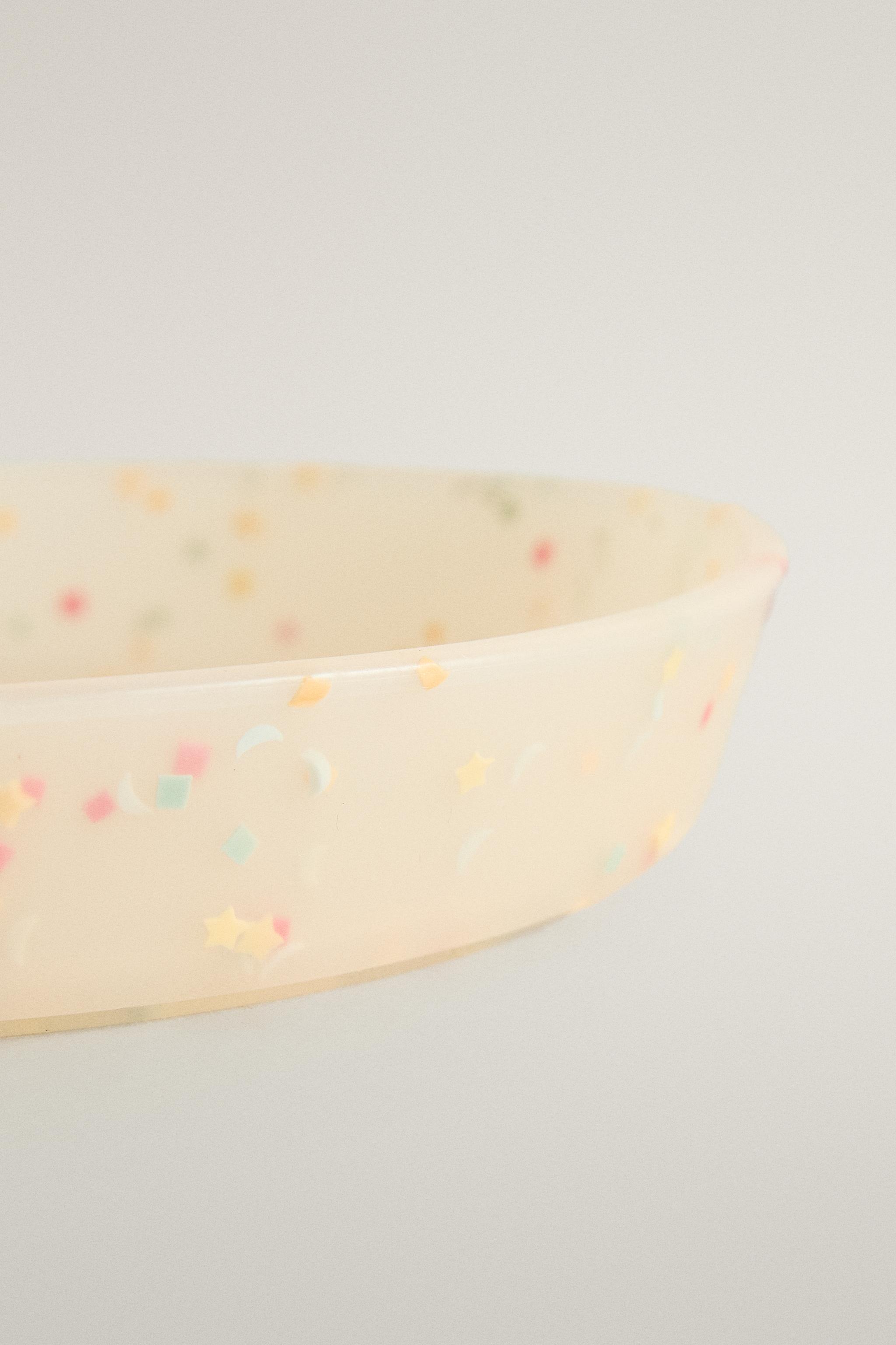 ASSIETTE ENFANT SILICONE CONFETTIS